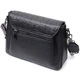 Красива сумка жіноча з натуральної шкіри Vintage 22330 чорна - зображення 2