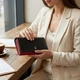 Вместительный кошелек для прекрасных женщин из натуральной кожи ST Leather 22517 разноцветный - изображение 2
