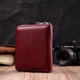 Портмоне для жінок на блискавці з натуральної шкіри ST Leather 19487 бордовий - зображення 9