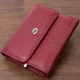Шкіряний жіночий гаманець із монетницею ST Leather 19480 бордовий - зображення 1