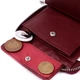 Практичный кошелек для женщин из натуральной кожи ST Leather 22450 бордовый - изображение 8