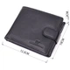 Интересный кошелек с блоком под документы из натуральной кожи ST Leather 22480 черный - изображение 7