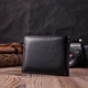 Гаманець-затиск з натуральної шкіри ST Leather 22476 чорний - зображення 9