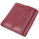 Небольшой женский кошелек с монетницей из натуральной кожи ST Leather 22544 бордовый - изображение 5