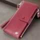 Вертикальный женский кошелек-клатч из натуральной кожи ST Leather 22535 бордовый - изображение 1