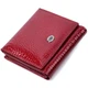 Компактный кошелек для женщин из натуральной кожи лакированной ST Leather 22687 красный - изображение 4