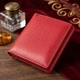 Зручний гаманець для жінок із натуральної шкіри ST Leather 22710 червоний - зображення 3