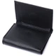 Удобный компактный кошелек с монетницей из натуральной кожи ST Leather 22742 черный - изображение 6