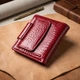 Лакированный кошелек для женщин среднего размера ST Leather 22685 красный - изображение 3