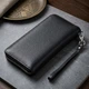 Красивый клатч унисекс на одно отделение из натуральной кожи ST Leather 22697 черный - изображение 4