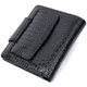 Кошелек для женщин среднего размера из натуральной кожи кожи ST Leather 22686 черный - изображение 5