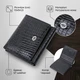 Компактний жіночий гаманець з натуральної лакованої шкіри ST Leather 22688 чорний - зображення 3
