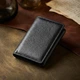 Практичний гаманець із монетницею з натуральної шкіри ST Leather 22740 чорний - зображення 3