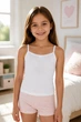 Майка 3 шт базовая для девочки Baykar тонкая бретель р 4 134-140 см 7-8 лет арт 4635-01 - изображение 6