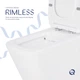 Унитаз-компакт Qtap Crow безободочный с сиденьем Soft-close QT05222170W - изображение 6