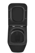 Унитаз подвесной Mixxus Premium QUADRO-0301-T3 BLACK 490х340х360mm, система смыва TORNADO 3.0 (MP6587) - изображение 6