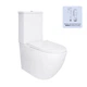 Напольный унитаз Qtap Jay Ultra Quiet с сиденьем Soft-close 640x360x835 мм QT07222175TW White - изображение 1
