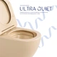 Унитаз подвесной Qtap Robin Ultra Quiet 520×365×340 мм, Beige, с сиденьем Slim Duroplast / Soft-close / Quick Release - изображение 5
