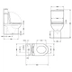 Напольный унитаз Qtap Evia Ultra Quiet 630×350×795 мм с сиденьем Soft-close, White QTEVI27W49258 - изображение 2