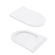 Напольный унитаз Qtap Leo Ultra Quiet 620×355×790 мм с сиденьем Soft-close, White QTLEO27W49261 - изображение 8