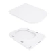 Унитаз-компакт Qtap Presto Quadro безободочный с сиденьем Soft-close QT24221215AW - изображение 8
