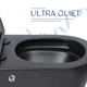 Унитаз подвесной Qtap Scorpio Ultra Quiet безободочный с сидением Soft-close MATT BLACK QT14332380AMB - изображение 5