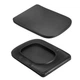 Унитаз подвесной Qtap Crow Ultra Quiet 485×340×290 мм, Matt Black, с сиденьем Slim Duroplast/Soft-close/Quic - изображение 8