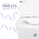 Унітаз підвісний Qtap Swan безобідковий з сідінням Soft-close QT16335178W - зображення 5