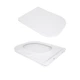 Напольный унитаз Qtap Stork Ultra Quiet 630×350×805 мм с сиденьем Soft-close, White QTSTO27W49260 - изображение 8