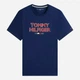 Футболка бавовняна довга чоловіча Tommy Hilfiger XM07857-C7G(Navy) 2XL Синя (198928514287) - зображення 5