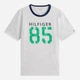 Футболка хлопковая длинная мужская Tommy Hilfiger XM07448-P61(Grey Heather) M Серая с принтом (198928109803) - изображение 6