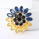 Брошь BROCHE бижутерия Цветы Подсолнух разноцветная BRBF114409 - изображение 3
