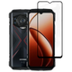Защитное стекло Fiji Premium для Doogee S118 / S118 Pro полная проклейка Anti-Static черный - изображение 1