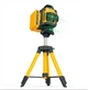 Лазерный уровень DCLE34031N нивелир самовыравнивающийся аккумуляторный 4D 16 линий 360° зеленый луч 25 м 3.7 В 5 А·ч профессиональный со штативом для строительных монтажных отделочных работ разметки - изображение 6