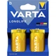 Батарейка Varta LR20 Longlife 1.5V D 2шт. (BAT0244) - зображення 2