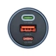 Автомобільний зарядний пристрій Forcell F-Energy Alu 2 x USB C + USB A QC4.0 PD SFC2.0 4.5A 65W Grey (5903396275739) - зображення 7