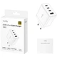 Зарядний пристрій 4xUSB 65W (GaN 1хUSB-C QC+PD 3.0 вилка ЄС для iPhone 12) Cudy (CH70) - изображение 2