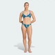 Жіночий купальник Padded Football-Inspired 2-Way Strap Triangle Bikini adidas KR4905 (38) синій (4068822058056) - зображення 1