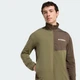Чоловіча олімпійка Terrex Multi CLIMAWARM Full-Zip Tech Fleece adidas KA9528 (XS) зелений (4068811754419) - зображення 4