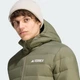Мужская куртка Terrex Multi Essentials CLIMAWARM Light Down Hooded adidas KE9890 (S) зеленый (4068816011432) - изображение 4