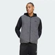 Чоловічий жилет City Tech 3 Stripes High Pile Fleece adidas KV2129 (M) сірий (4068804284381) - зображення 1