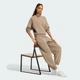 Женский свитшот SOFT LUX LOOSE adidas KS7922 (XS) бежевый (4069993581350) - изображение 3