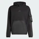 Мужское худи City Tech Utility Fleece adidas JM1484 (M) черный (4068811750848) - изображение 6