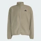 Мужская флисовая спортивная кофта City Tech 3 Stripes High Pile Full Zip adidas KV2132 (2XL) зеленый (4069993234669) - изображение 6