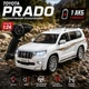 Радиоуправляемая машинка Toyota Land Cruiser Prado 1:24 на пульте управления, металлическая RC модель, свет, звук, дрифт, аккумулятор - изображение 1