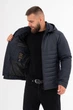 Чоловіча куртка демісезонна великого розміру UF-Fashion 147-DVL DV MEN'S 66 синій - зображення 6