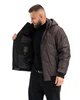 Демисезонная мужская куртка большого размера UF-Fashion 141-DVL DV MEN'S 60 коричневый - изображение 3