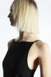 Сукня жіночча COS square-neck knitted mini dress 1158638001 XS Чорний - изображение 3