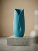 Скульптурная интерьерная ваза "Folded Petal" 7 х 7 х 17 см - изображение 4