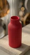 Интерьерная ваза "Fluted Bottle" 5 х 5 з 15 см - изображение 4